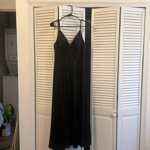 Black dress worn in a wedding one time